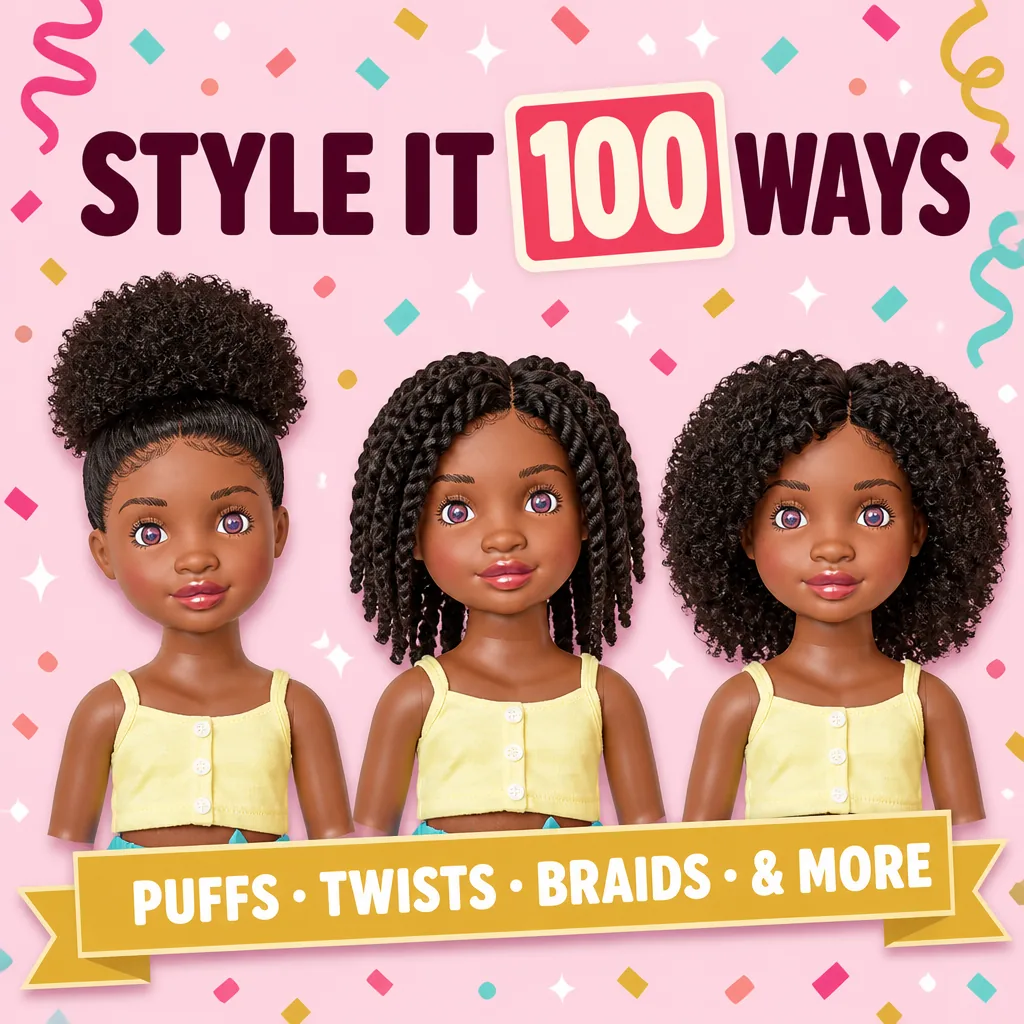 Style it 100 ways — puffs, twists, braids and more