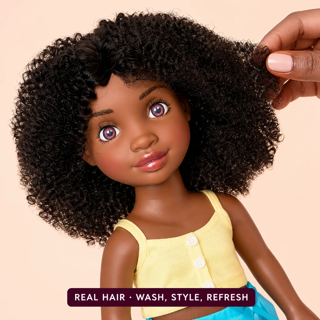 Real hair you can wash, style and refresh
